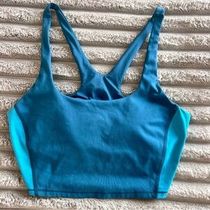 All in Motion Teal and Aqua Sports Bra
